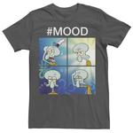 Мужская футболка с рисунком SpongeBob SquarePants Squidward Mood Nickelodeon - фото