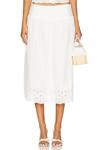 Миди-юбка Cassandra More To Come, white - фото