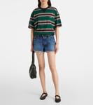 Шорты джинсовые рваные Hang mid-rise Frame, Rafael - фото 2