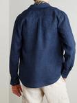 Рубашка из льна Delave MR P., синий - фото 5