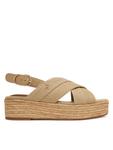 Эспадрильи Denim Espadrille Platform Sandal FW0FW08669 Tommy Hilfiger, бежевый - фото