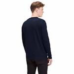 Свитер Jack & Jones Basic Knit V-Neck, синий - фото 4