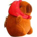 Брелок капибара плюшевый кукла подвеска 13 см Happy Fish - фото