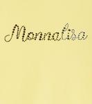 Лонгслив с логотипом Monnalisa, желтый - фото 3