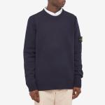 Свитер мужской темно-синий Stone Island, синий - фото 3