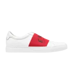 Кроссовки Givenchy Strap Leather 'White Red', белый - фото