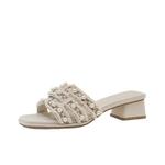 Тапочки-слайды женские CHERRY&KALIKA, Ecru - фото