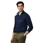 Толстовка Hackett Heritage No.1 half zip, синий - фото 8