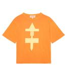 Футболка оверсайз с принтом Rooster The Animals Observatory, оранжевый - фото