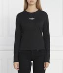 Блуза женская Tommy Jeans с надписью, черный - фото