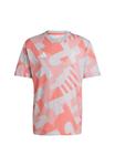Футболка Adidas Performance TEAM D ALLOVER PRINTED , Glory Grey Semi Lucid Red/Grey - фото 5