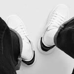 Базовые универсальные модные однотонные классические легкие низкие кеды для скейтборда мужские белые черные Cabbeen - фото 8