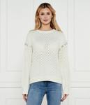 Свитер Эллис Relaxed fit Guess Jeans, экрю - фото