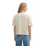 Толстовка Tom Tailor Fabric Mix, бежевый - фото 2