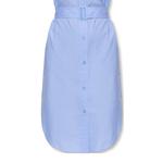 Футболка без рукавов с принтом логотипа Burberry, светло-фарфорово-голубой - фото 6