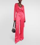 Укороченный кардиган с Медузой Versace, розовый - фото 2