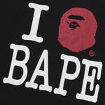 Футболка BAPE I Love BAPE Tee, Black - фото 3