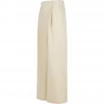 Брюки плиссе Maison Margiela, айвори - фото 4