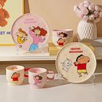 Modengzhufu Набор посуды для одного человека в подарок, девичий стиль, 4 предмета - фото 6