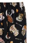 Брюки с принтом Tea Time Moschino, черный - фото 4