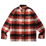 Рубашка Human Made Wool Beaverblock Check 'Red', красный - фото