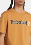 Футболка с линейным логотипом Timberland, Wheat Boot - фото 4