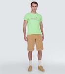 Футболка из хлопка с принтом ERL, зеленый - фото 2