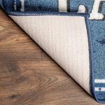 Ковер nuLOOM, 51 x 150 см, Rug Graphic Machine Washable Laundry Mat, Blue - фото 5