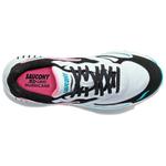 Кроссовки saucony 3D Grid Hurricane 'White Black Pink' - фото 3
