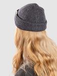 Шапка Anerkjendt Aksilvolo Merino Beanie, dark grey mel - фото 3