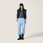 Кашемировый пуловер-поло MIU MIU, серый - фото 2