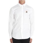 Рубашка с пуговицами teddy patch MOSCHINO, белый - фото 5