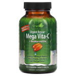 Мультивитамины Irwin Naturals Urgent Rescue Mega Vita-C шиповник и цинк, 60 капсул - фото