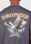 Футболка с принтом HEAVY Dropsize, серый - фото 3