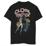 Футболка с рисунком «Плащ и кинжал Marvel» для мальчиков 8–20 лет «Дитя тьмы» Marvel - фото