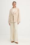 Пальто с шерстью Morgan, бежевый - фото 2
