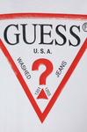 Хлопковая рубашка Guess с длинными рукавами для мальчиков и девочек, белый - фото 4
