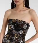 Платье миди с пайетками Vacillo Max Mara, Nero - фото 4