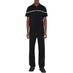 Полосатая хлопковая поло Burberry, индиго - фото 4