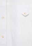 Блуза Mango Button-down blouse, Off White/Off-White - фото 7