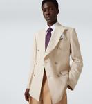 Шелковый галстук в горошек Charvet, Navy Red Dots - фото 2