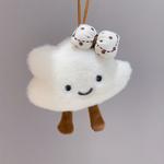 Милый маленький облачко плюшевый кулон высота 7см KEBO - фото 3