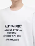 Футболка с логотипом Alpha Industries, белый - фото 5
