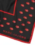 Шарф с принтом Marc Jacobs, черный - фото 2