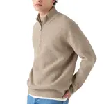 Свитер мужской тёмно-бежевый UNIQLO - фото 3