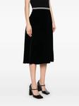 Бархатная юбка-миди STYLAND, черный - фото 3