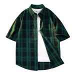 TEN MIRO Рубашка унисекс, Белая клетчатая - фото 13