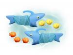 Melissa & Doug, Акулы, Игрушка для ванной - фото