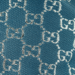 Lame Bucket панама Gucci, светлый синий - фото 6