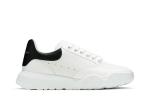 Кроссовки Alexander McQueen Wmns Oversized Court Trainer 'White Black', белый - фото